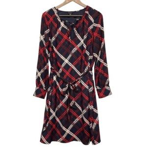 Ann Taylor Loft Belted Shift Dress